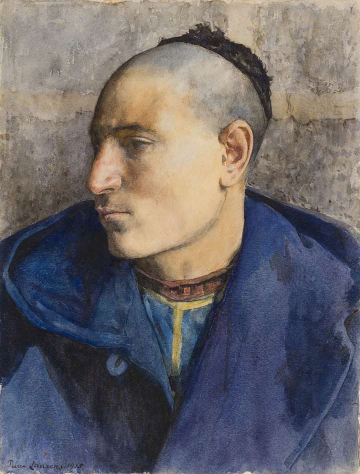 Portrait of a Zouave Prisoner, Looking to the Left
